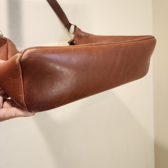 Nine West Vintage Brown Leather Shoulder Bag - Picture 5 of 15